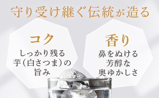 FS-601 芋焼酎『六代目百合 (25度)』1800ml×6本グラスセット 塩田酒造