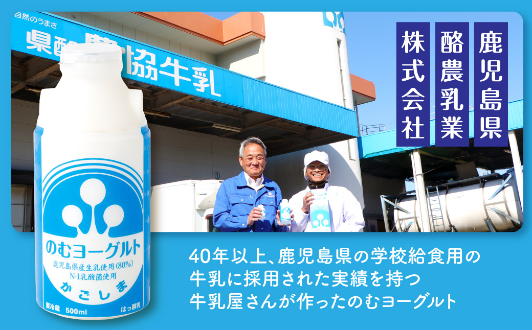 【12回定期便】“牛乳屋さんがつくった”のむヨーグルト 150ml×20本×12回 合計36L 無添加 県酪農協牛乳 JS-113