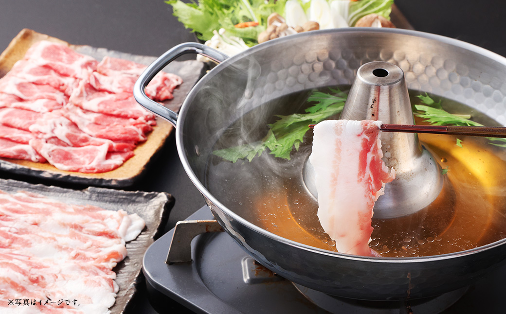 【10営業日以内発送】【お肉たっぷり（黒豚バラ）】 黒豚・黒牛しゃぶしゃぶ専門店SATSUMA 温泉水の黒豚 しゃぶしゃぶ セット（4～6人前）鹿児島 黒豚しゃぶしゃぶ BSR-368-2-00 