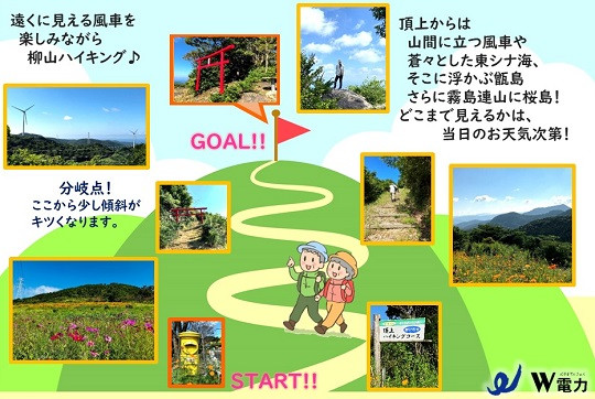 AS-060 風車見学＆柳山へのぼってみよう！！　ハイキングツアー（２名様まで）