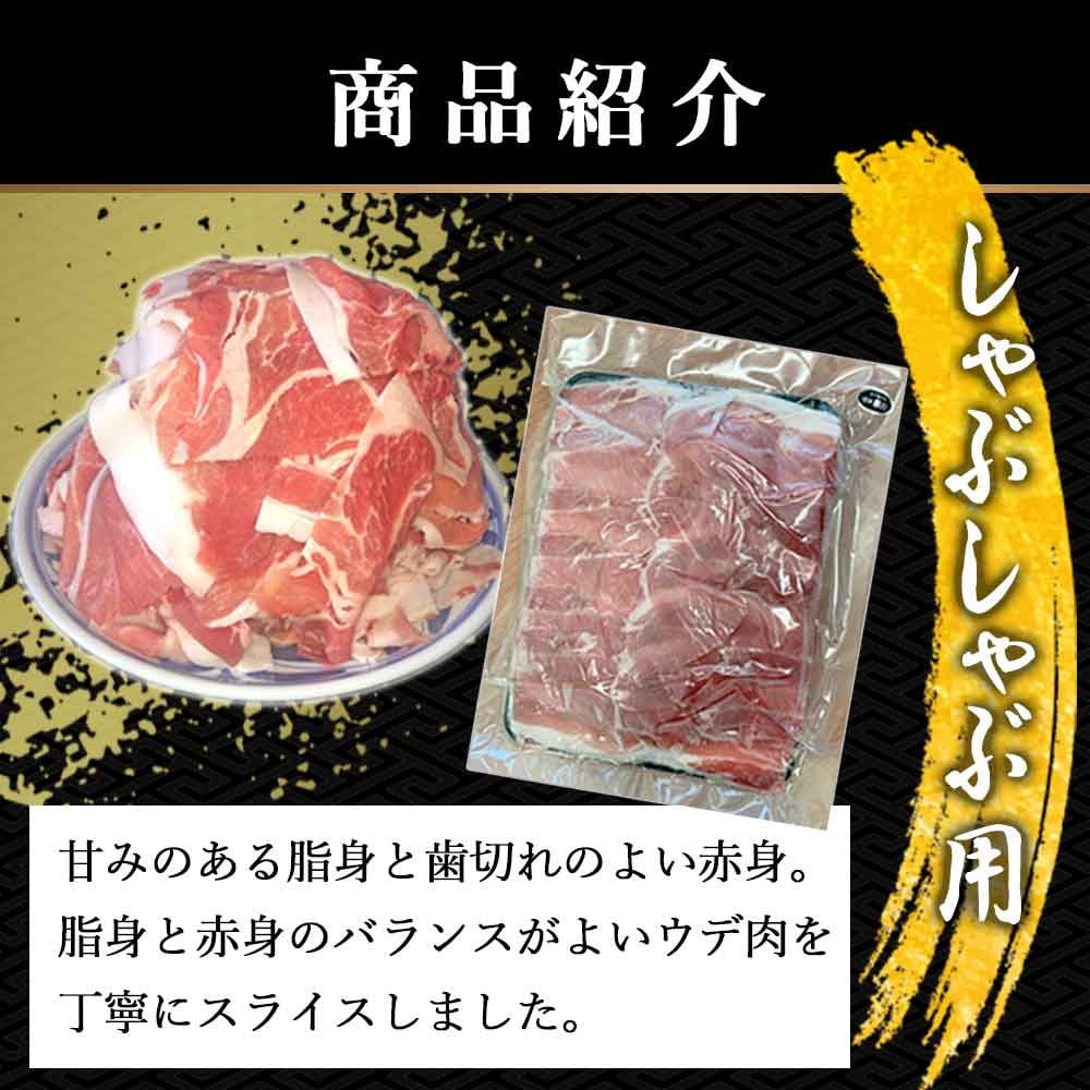 AS-860 鹿児島県産黒豚 餃子鍋にピッタリなセット(にんにく)  合計約2kg