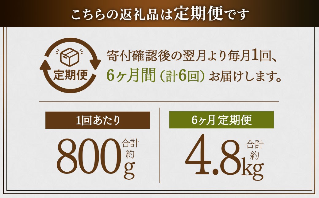 ã6åå®æäŸ¿ã鹿å
å³¶çç£ é»è±ãã© ããã¶ããã¶ åèš4.8kgïŒ800gÃ6åïŒ é»è± è±è è±ãã© è ãè GS-207