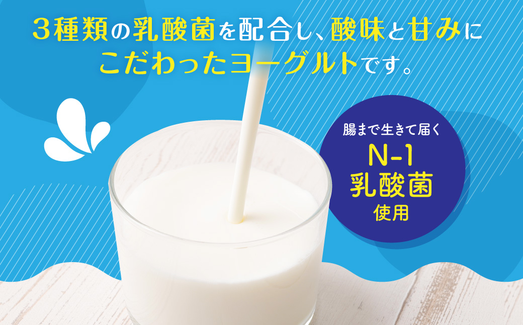 【12回定期便】“牛乳屋さんがつくった”のむヨーグルト 150ml×20本×12回 合計36L 無添加 県酪農協牛乳 JS-113