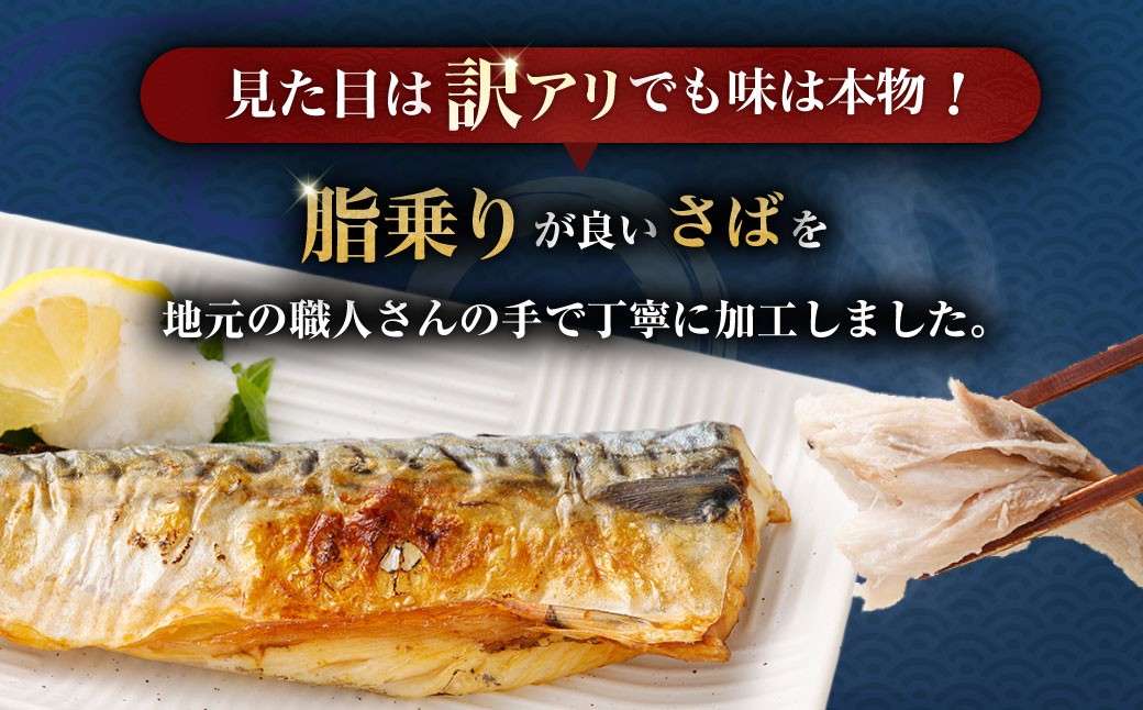 トロ塩サバフィーレ 約1.5kg 約500g×3袋 （A品、B品混合） 鯖 鯖フィレ 訳 さば サバ 冷凍 AS-383