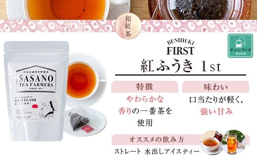 AS-030 和紅茶ティーバッグ･リーフ飲み比べセット (東郷紅茶ﾌｧｰｽﾄﾃｨｰﾊﾞｯｸﾞ､ｾｶﾝﾄﾞﾃｨｰﾊﾞｯｸﾞ､ﾌﾟﾚﾐｱﾑﾘｰﾌ) 茶寮ささの 笹野製茶