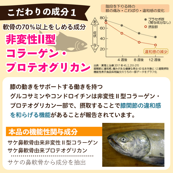 No.1034 ＜定期便・全3回(隔月)＞プロテオグリカン＆クリルオイル「歩こうか」(計558粒・93粒入×2袋×3回)膝関節 健康食品 サプリ 栄養 コラーゲン 食生活 安心安全【てまひま堂】