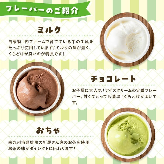 No.314-01 ＜平日着＞paceのアイスクリームセット！(計8個・6種) ジェラート ミルク お茶 チョコレート 黒糖 デザート スイーツ おやつ 贈答 【内ファーム ジェラート工房pace】