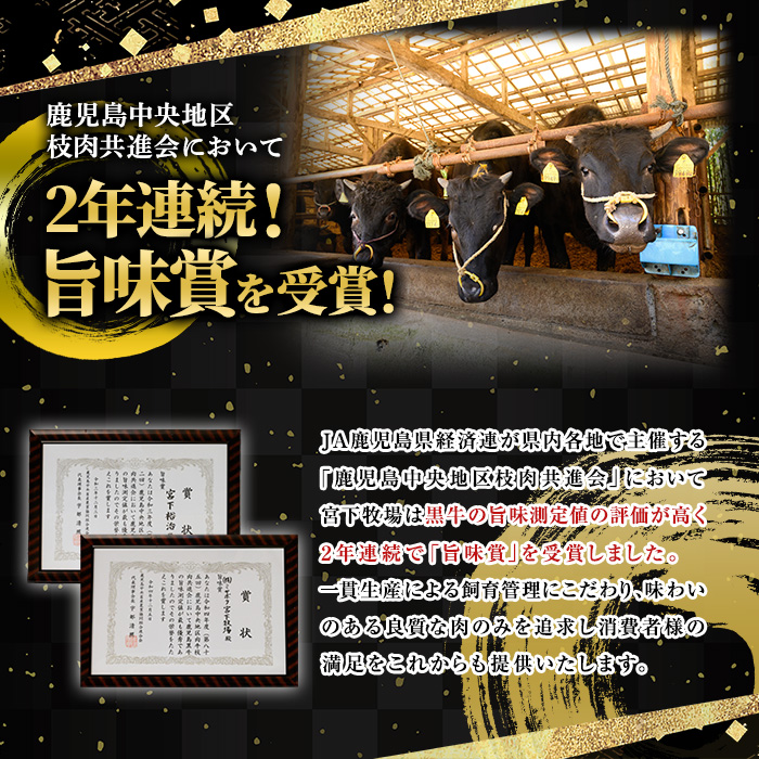 No.417 薩摩和牛のロースステーキ(2枚・計400g)国産 九州産 牛肉 和牛 ロース ステーキ 数量限定 焼肉 焼き肉 BBQ キャンプ 冷凍【さつま屋産業】