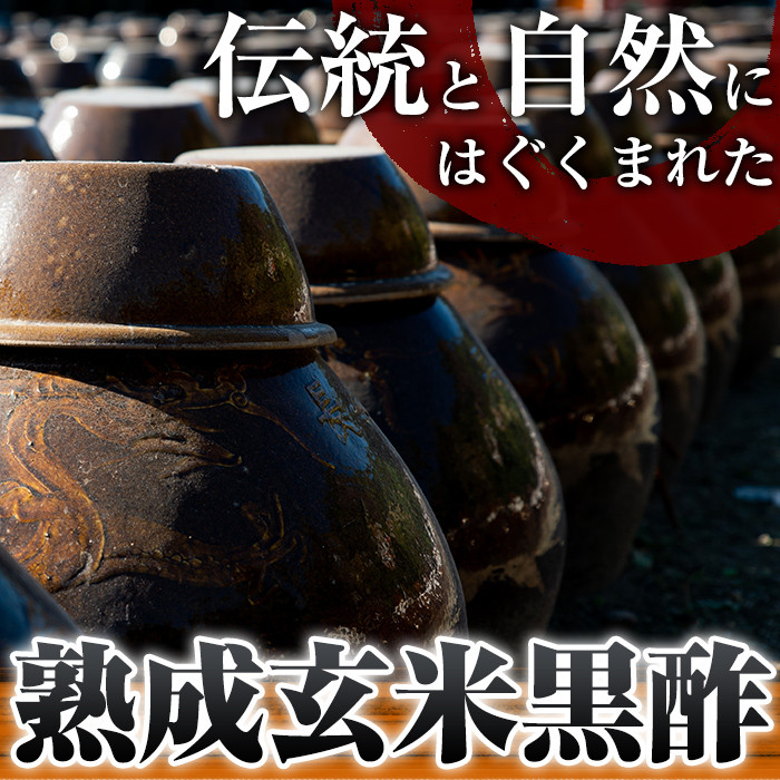 D5-020 3年熟成玄米黒酢！神命酢3本セット(各900ml)【長命ヘルシン酢醸造】