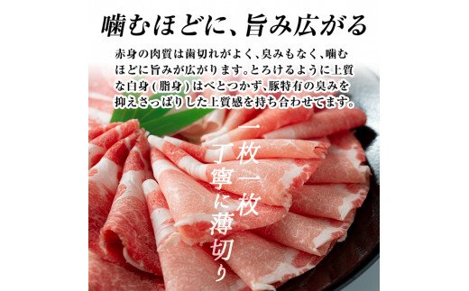 B-008 鹿児島黒豚しゃぶしゃぶセット(800g)【富士食品】