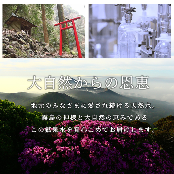K-186 ＜定期便・全6回＞関平鉱泉水500mlペットボトル×24本ずつお届け(計144本)【関平鉱泉所】霧島市 水 ミネラルウォーター 温泉水 シリカ シリカ水 ミネラル成分 飲料水 500 定期便