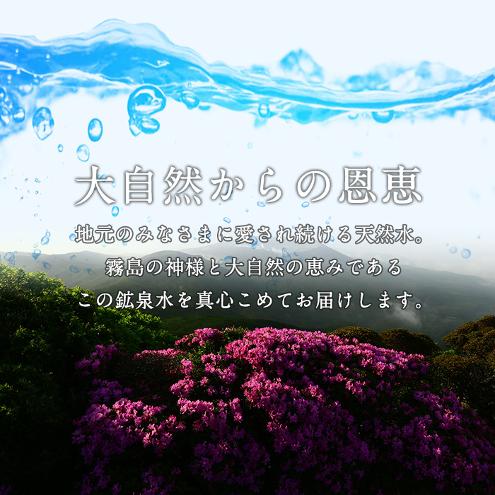 A0-360 関平鉱泉水2Lペットボトル(計10本)【関平鉱泉所】霧島市 水 2l ミネラルウォーター 温泉水 シリカ シリカ水 ミネラル成分 飲料水 2リットル 水2リットル