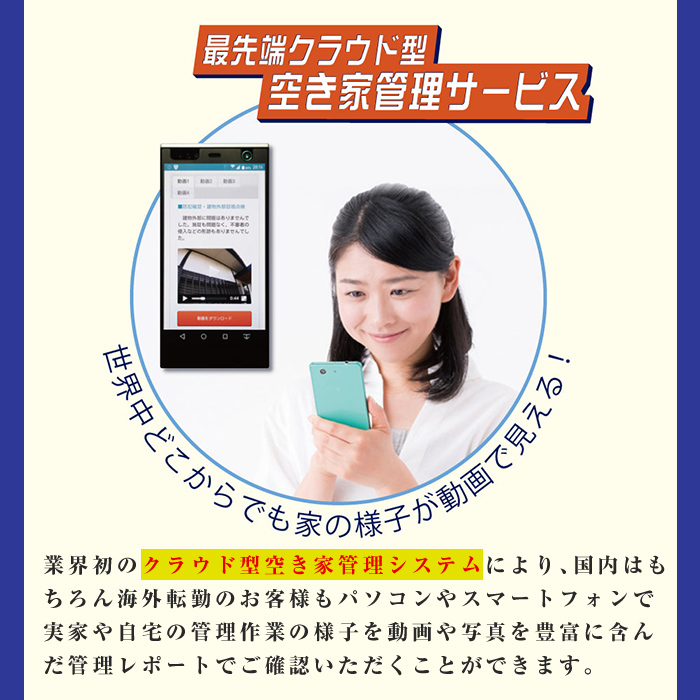 K-392-A  空き家管理サービス 月1回・計3回(ライトプラン)【ロータスホーム】霧島市 確認 空き家 空家 外部 点検 代行 屋外