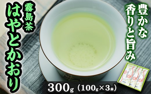 A-019 霧島茶 はやとかおり 雅 詰合せ(100g×3本)【マル竹園製茶】