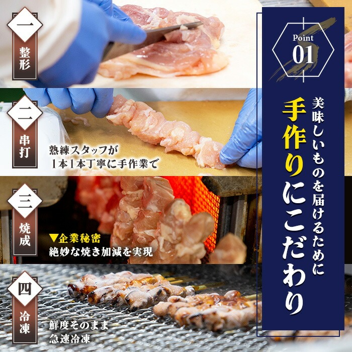 ＜調理済＞九州産焼鳥セット5種盛合わせ(計36本、約1kg) 国産 九州産 国産鶏 鶏肉 焼き鳥 焼鳥 加工品 惣菜 おかず おつまみ もも ももねぎ とり皮 ぼんじり ひな 冷凍 小分け 味付き 時短【サンクスフーズ】【A-1592H】