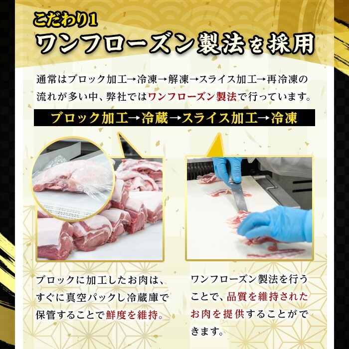 ＜定期便・全3回＞恵味の黒豚しゃぶしゃぶ2種セット (鹿児島県産黒豚)(300g×6P×3回・総量5.4kg) 豚 豚肉 鹿児島 黒豚 スライス 肩ロース ばら肉 バラ肉 しゃぶしゃぶ 詰合せ 小分け 300g 冷凍 真空 定期便【西日本ベストパッカー】【00-110-12-TK】