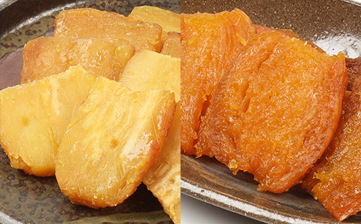 鹿児島県産！焼き干し芋セット(2種・合計7袋)！ 焼芋 焼き芋 干し芋 やきいも 干しいも さつまいも さつま芋 紅はるか 安納芋 熟成 野菜 お菓子 スイーツ おかし サツマイモ 薩摩芋 【おいもハウス】【A-1994H】