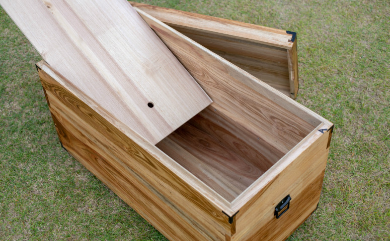 【家具職人が天然木で作りあげた】衣装箱 手づくり 楠 桐 木のぬくもり 市来家具店 南さつま市 