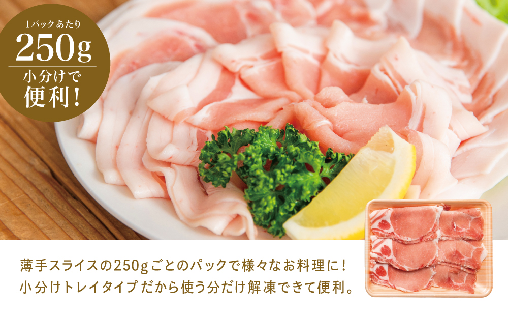 【鹿児島県産】豚 ロース しゃぶしゃぶ用 1.5kg ★最短発送★ ＼毎年大人気の定番品！／ 小分け パック しゃぶしゃぶ用 お肉 豚肉 冷凍 カミチク 南さつま市