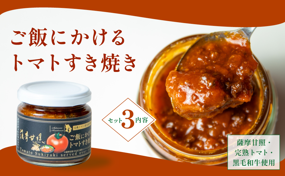 至高のトマト加工品詰合せ 3種類 南国 フルーツトマト100%使用 薩摩甘照 さつまあまてらす トマトジュース トマトケチャップ 濃厚 コク 甘み 天然素材 とまと 野菜 飲料 ドリンク ギフト 贈り物 贈答用 化粧箱入り 高槻電器工業 南さつま市