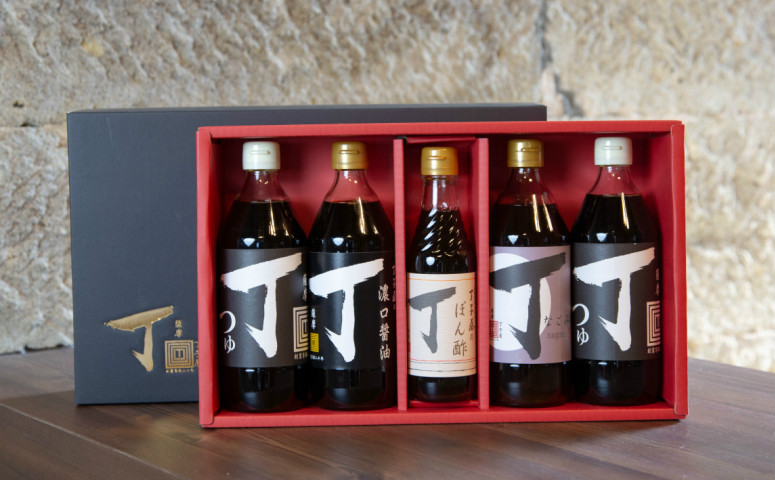 【創業享保20年の老舗醤油屋】丁子屋のかごしま調味料 詰め合わせ (4種) 贈答用 調味料 醤油 つゆ めんつゆ 酢 お酢 なごみ酢 鹿児島 南さつま市