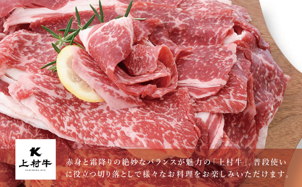 【カミチクブランド】鹿児島県産 上村牛切り落とし 1.75kg（250g×7P） 切落とし 牛丼 肉じゃが お肉 小分け 冷凍 カミチク 南さつま市