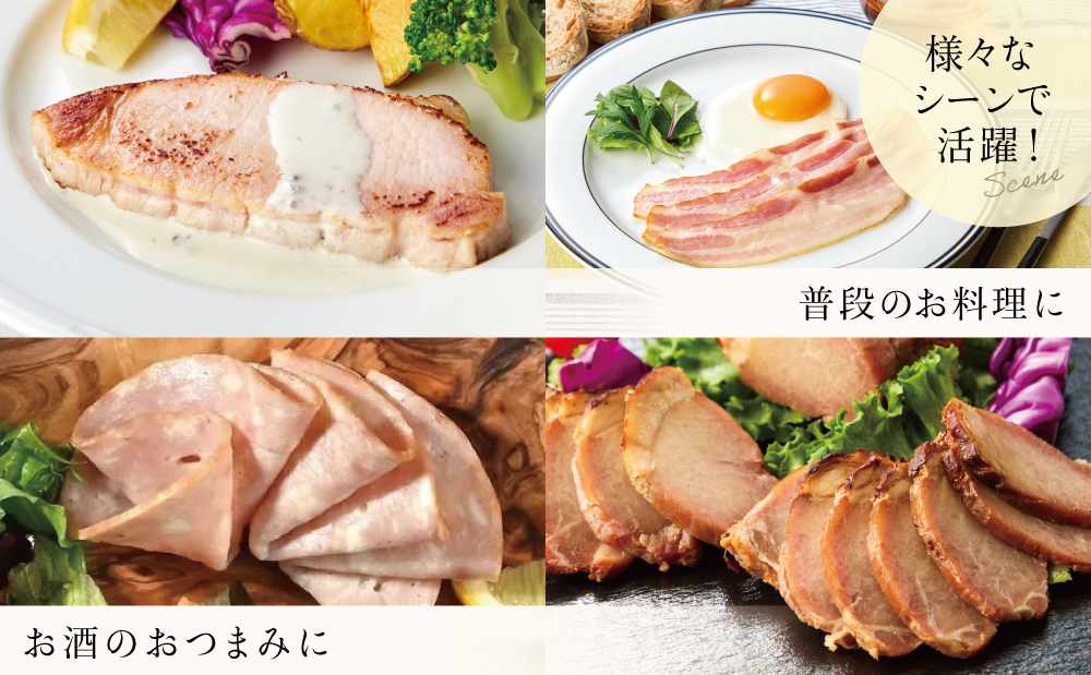 【マイスター山野井】炭焼き焼豚とハムの詰め合わせ（5種） チャーシュー 焼き豚 ロースハム 燻製荒びきポーク セット 詰合せ 詰め合わせ オードブル 惣菜 おかず おせち パーティー 手土産 ギフト 贈り物 贈答用 冷蔵 南さつま市