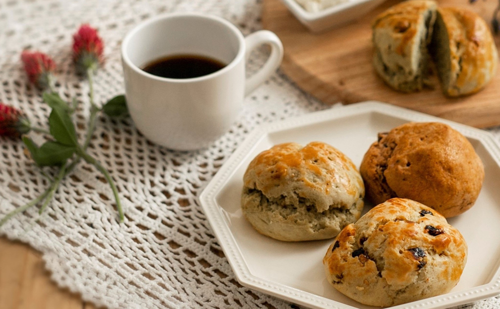 自家焙煎珈琲豆2種（モカブレンド・マイルドブレンド）＆スコーン 南さつま市