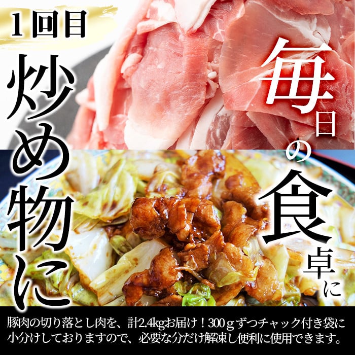 【定期便全3回】九州産 豚肉定期便(3ヵ月連続・毎回2kg以上・計7.7kg以上) 定期便 お楽しみ 頒布会 国産 肉 豚肉 豚バラ ロース 冷凍 小分け すき焼き しゃぶしゃぶ 豚しゃぶ ランキング 人気 とんかつ トンカツ t0040-013-03