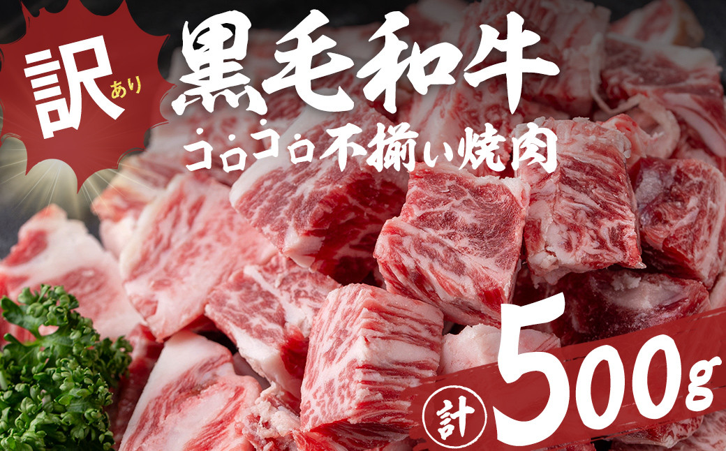 【数量限定】国産和牛コロコロ不揃い焼肉(計500g) a1-135