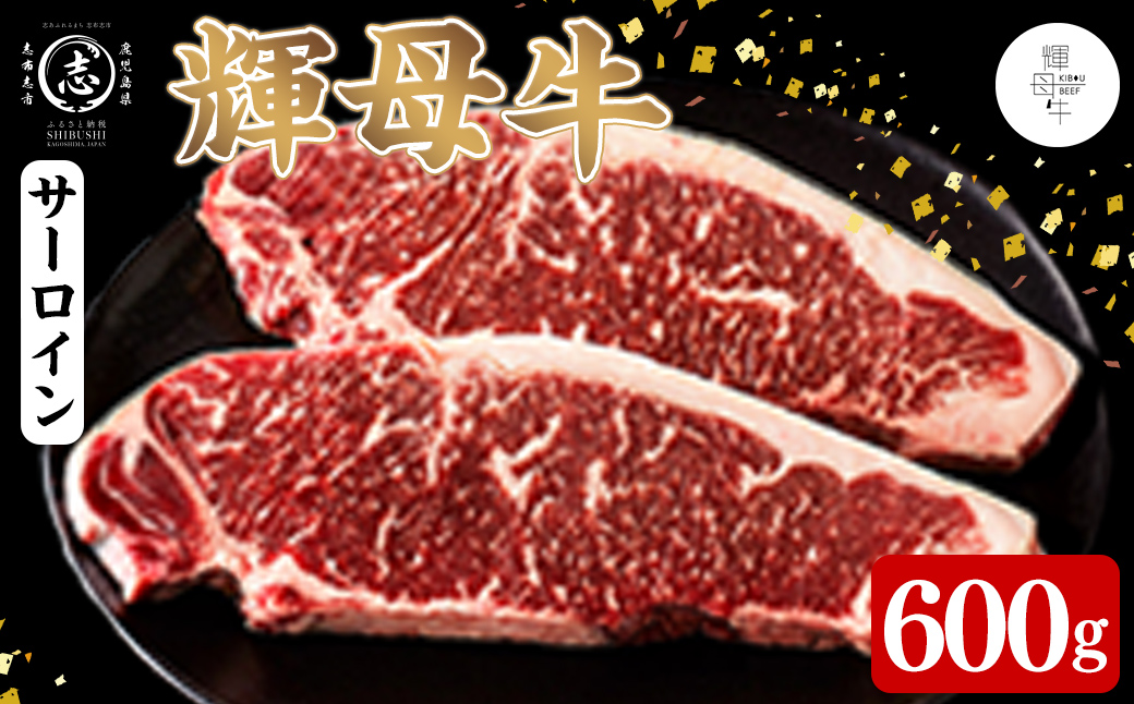 輝母牛サーロインステーキ(3人前600g/200gx3個) ステーキ 焼肉 牛肉 人気 冷凍 サーロイン 冷凍 国産 霜降り BBQ d4-011