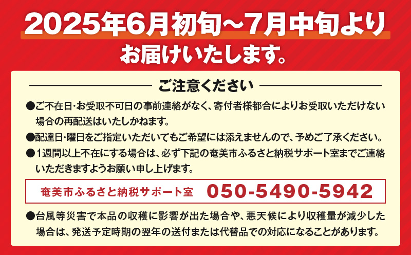 【2025年先行予約】奄美パッションフルーツ 1.3kg 家庭用（サイズ混合）（13個前後）　A135-002