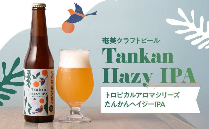 奄美クラフトビール＜たんかんヘイジーIPA＞ 5本セット　A126-009-04