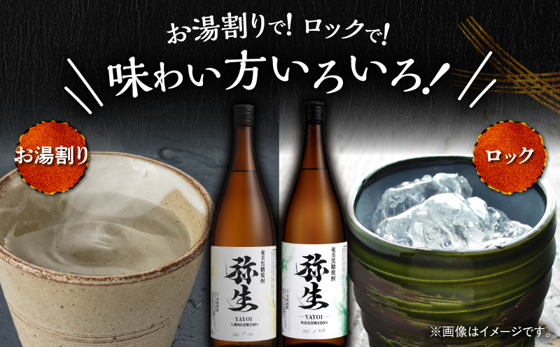 産地別黒糖焼酎 選べる弥生飲み比べセット 1800ml 2本入り（弥生与那国島25度＆弥生西表島25度）　A185-034-05
