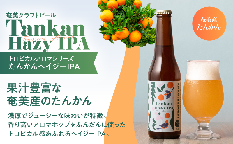 奄美クラフトビール＜3種＞TROPICAL AROMAシリーズ 3本セット　A126-009-01