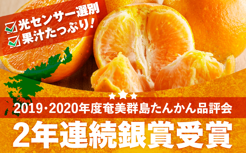 【10月1日価格改定（値上げ）予定】【2025年先行予約】農家直送 奄美たんかん 良品4kg　A067-001