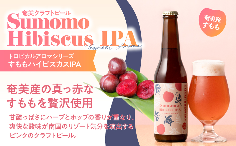 奄美クラフトビール＜3種×各2本＞TROPICAL AROMAシリーズ 6本セット　A126-009-03