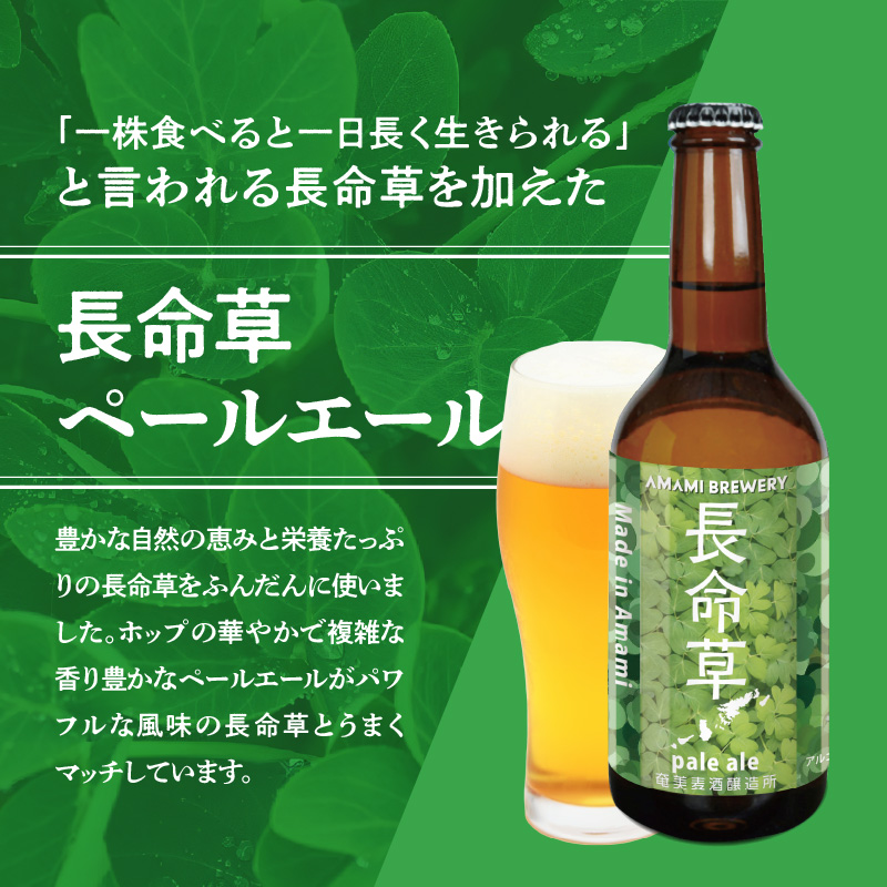 奄美クラフトビール＜4種各3本＞12本セット - クラフトビール ブラウンエール ヴァイツェン ペールエール 330ml 4種類 各3本 計12本 家飲み 地ビール 瓶ビール 鹿児島 奄美大島 純黒糖 ショウガ 島ばなな 長命草 シークニン ソルティー-1001