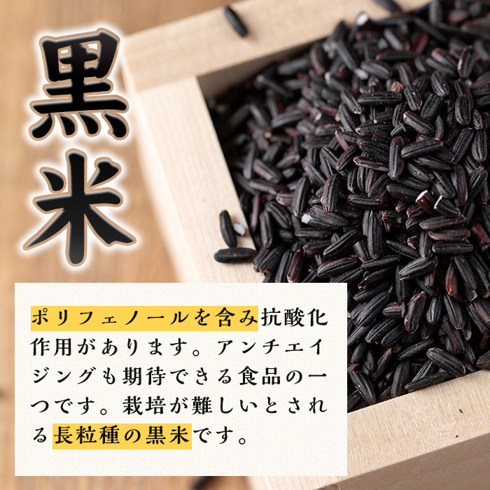 isa478 《毎月数量限定》あんしん黒米(約200g×5袋・計約1kg) 米 黒米 お米 鹿児島県 伊佐市 有機肥料 アンチエイジング 【しげふみファーム】