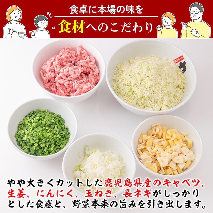 isa390 地元で人気のラーメン屋さんの黒豚生餃子！(計72個・12個入り×6P)【らーめん処力】