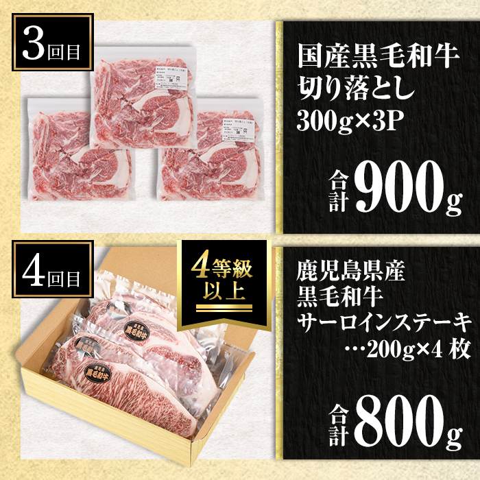 isa693 【定期便9回】13KING定期便(合計13kg)  肉 牛肉 豚肉 切り落とし スライス ステーキ リブロース サーロイン ヒレ ロース すき焼き とんかつ 生姜焼き 冷凍 【サンキョーミート株式会社】