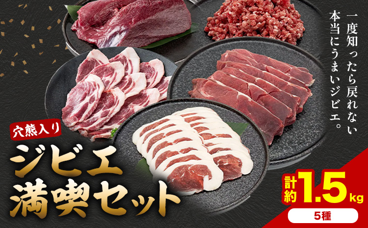 穴熊入りジビエ満喫セット 穴熊 猪 ロース 熟成RUB 鹿 ミンチ 計約1.5kg ダブルビーゼット株式会社 (さつまのジビエファクトリー) 《30日以内に出荷予定(土日祝除く)》鹿児島 国産 九州産 ジビエ 冷凍 鹿児島県 さつま町