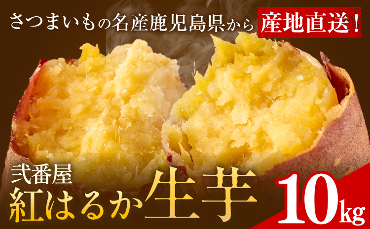 紅はるか サツマイモ 芋 10kg サイズ混合 2L-2S 弐番屋《11月上旬-2月中旬頃出荷》鹿児島県 さつま町 送料無料 さつまいも イモ 野菜 スイーツ お取り寄せグルメ