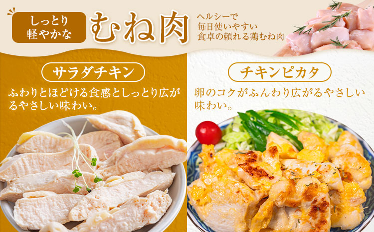 鹿児島県産 鶏肉 むね肉 250g × 8パック 計2kg 《7-14日以内に出荷予定(土日祝除く)》鹿児島県 さつま町 鶏 鳥 むね 肉