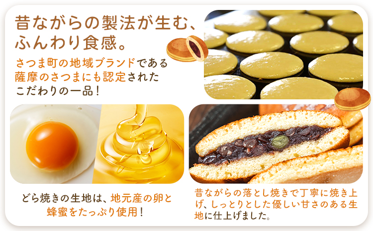 さつまるちゃんどら焼きセット 大納言 りんご 黒糖餡 3種×各5個 計15個 お菓子のかたおか 《30日以内出荷予定(土日祝除く)》鹿児島県 さつま町 お菓子 どら焼き どらやき 和菓子 贈答用 手土産 プレゼント