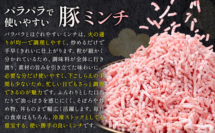 【隔月定期便3回】鹿児島 うんまか 豚ミンチ 計3kg 500g×6P 株式会社寺師《お申し込みの翌月から出荷》鹿児島県 さつま町 豚肉 ミンチ 肉