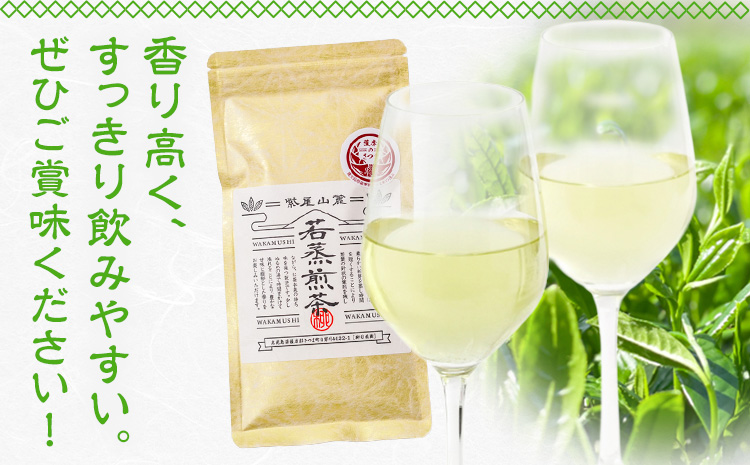 若蒸煎茶 上煎茶 セット 水出しボトル ハリオ 80g 柳田製茶《30日以内に出荷予定(土日祝除く)》鹿児島県 さつま町 ティーパック おうち時間 ティータイム 水出し セット 煎茶 緑茶 日本茶 ギフト 贈答 プレゼント