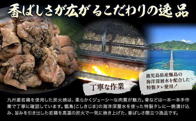 若鶏 炭火焼 九州産 パック もも むねセット 8パック (1パック130g) 江夏商事株式会社《90日以内に出荷予定(土日祝除く)》鹿児島県 さつま町 おつまみ おかず 鶏 若どり お取り寄せグルメ
