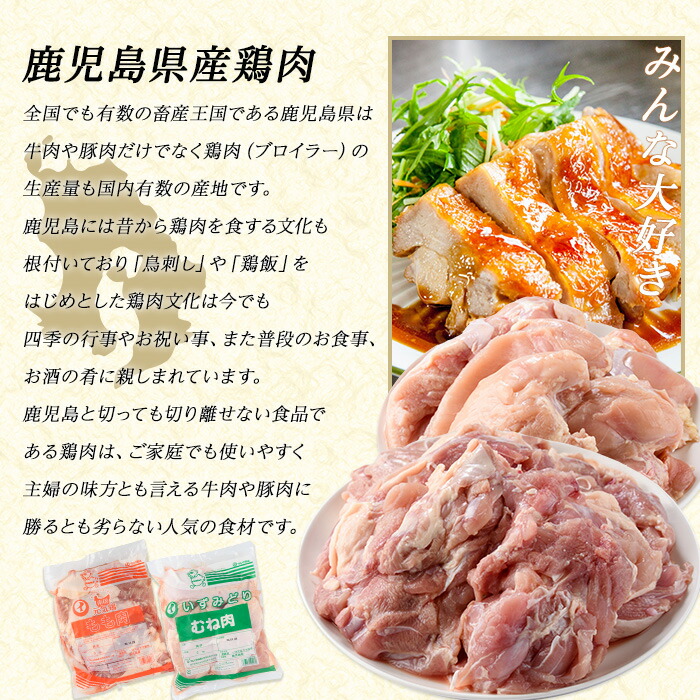 ＜定期便・毎月発送全4回＞鹿児島県産 豚小間 モモ肉 ムネ肉 ふるさと納税 豚肉 鶏肉 若鶏 ふるさと 人気 ランキング【まつぼっくり】matu-1512