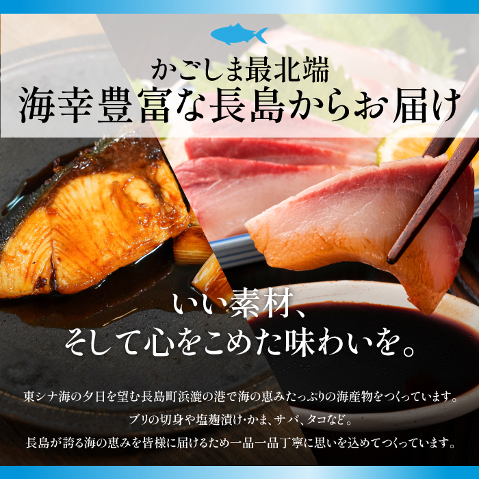 お家で簡単レンジでチン！鰤セット(7品) 魚 レンジ 塩サバ ぶり ブリ 鰤 煮魚 冷凍 調理済み ぶり照り 魚セット おかずセット 冷凍食品【山崎海産】yama-6023